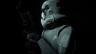 Star wars robot helmet gun - cinematic lighting free wallpaper