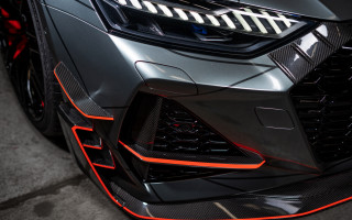 Car front red stripe black - a red stripe free wallpaper