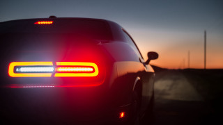 Car tail lights night sunset - its tail free wallpaper
