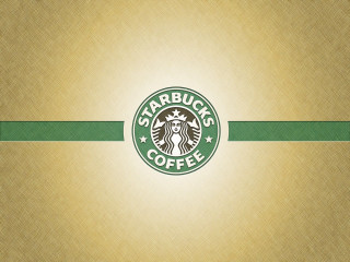 Starbucks logo brown background green - a green stripe free wallpaper