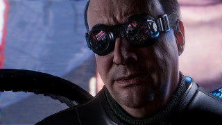 Man leather goggles steering poster - a leather outfit free wallpaper