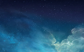 Space stars clouds aurora moon - eden box free wallpaper