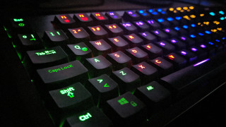 Keyboard glowing pad black background - glowing free wallpaper for desktop