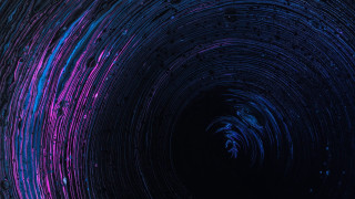 Darkblue purple circular waterdrops bioluminescence - bioluminescence free wallpaper
