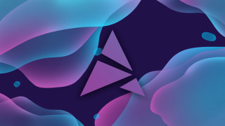 Purple blue abstract triangle geometric - affinity photo free wallpaper