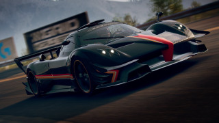 Car race track sky mountains - hyper detail free wallpaper