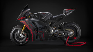 Motorcycle dark room red accents - the front wheel free wallpaper