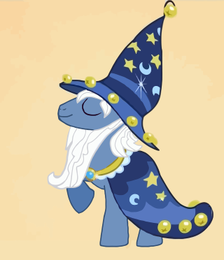 Blue pony hat stars head - a hat free wallpaper for tablet