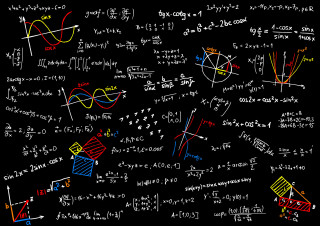 Blackboard graphs analytical art detailed - a blackboard free wallpaper