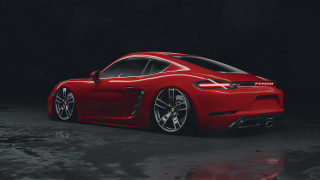 Red sports car dark room 69 - redshift free wallpaper