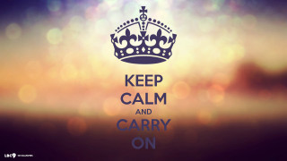Blurry crown keep calm and - calm free wallpaper