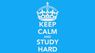 Keep calm study hard white - hard free wallpaper