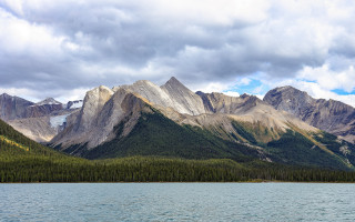 Mountain lake forest cloudy sky 6 - derek chittock free wallpaper for desktop
