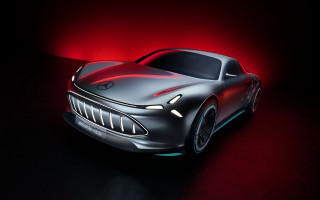 Futuristic car red light dark 2 - a futuristic car free wallpaper