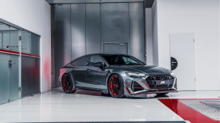 Grey car garage red line 2 - a garage next free wallpaper