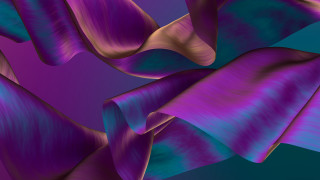 Purple blue abstract wavy curves 3 - abstract background free wallpaper