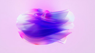 Pink blue abstract white circle - abstract painting free wallpaper