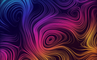 Colorful wavy lines android jones - vibrant color line free wallpaper