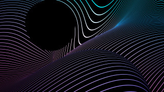 Colorful abstract lines curves raytraced 3 - colorful abstract background free wallpaper