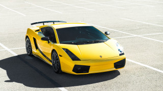 Yellow sports car hood open 2 - the hood free wallpaper