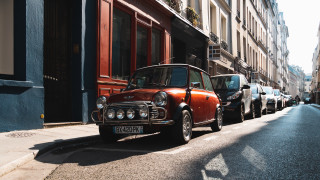 Small car no parking tiltshift - the side of a street next free wallpaper