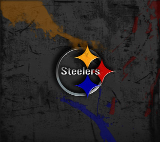 Pittsburgh football abstract blood splatter - black background free wallpaper for tablet