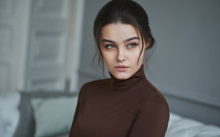 Elina karimova brown shirt portrait - a brown shirt free wallpaper