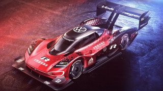 Red black car track night - ue 5 free wallpaper