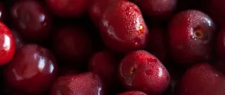 Plums water droplets macro photorealism - black free wallpaper for desktop