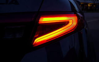 Car tail light night building - the dark free wallpaper for desktop