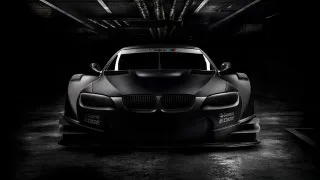 Black car dark garage side - black free wallpaper for desktop