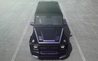 Black purple truck parking lot - truck free wallpaper