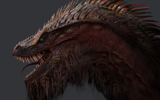 Dragon head spikes photorealism monster - weta digital free wallpaper for desktop