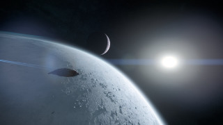 Space station satellite moon planet 2 - a space station free wallpaper for desktop