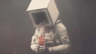 Man box head flower armor - artem demura free wallpaper