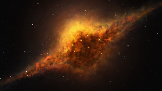 Cosmic colorful starry sky nebula - nebula free wallpaper
