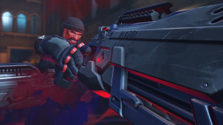 Man gun redlight video game - deep 3 point perspective free wallpaper for desktop