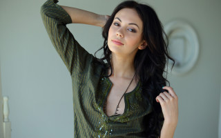 Aramenta dianthe vail green top - art nouveau fashion free wallpaper