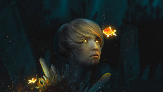 Butterfly man fireworks astronaut moon - his head free wallpaper