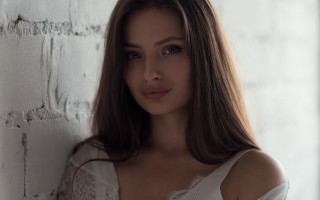 Elina karimova romanticism photorealistic bare - perfect face free wallpaper for desktop