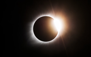 Solar eclipse dark sky bright - a solar eclipse free wallpaper