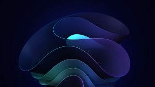 Blue purple abstract curved bottom - the top of the image free wallpaper for desktop