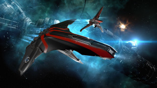 Galaxy spaceship stars planet spacecraft - star citizen halo free wallpaper