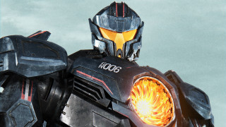 Robot yellowlight blackhelmet bluesky afrofuturism - a black helmet free wallpaper