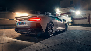 Car parking lot night lights 2 - the tail free wallpaper for desktop