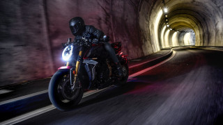 Man motorcycle tunnel helmet panfuturism - a tunnel free wallpaper