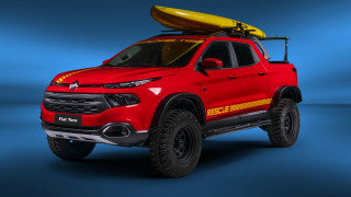 Red truck yellow kayak futurism - futurism free wallpaper