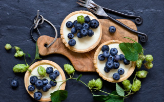 Blueberry grapes pie food photography - blueberry free wallpaper