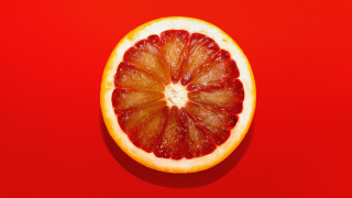 Grapefruit halved white center red - christian w. staudinger free wallpaper for desktop