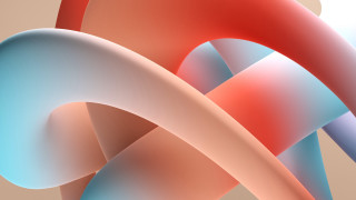 Cellphone red blue generative 3d - a close up of a cell phone free wallpaper for desktop